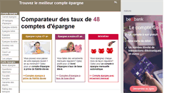 Desktop Screenshot of meilleur-taux-epargne.be