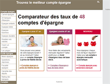 Tablet Screenshot of meilleur-taux-epargne.be
